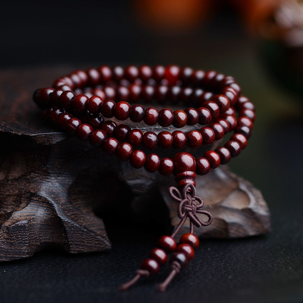 Sandalwood Mala, 108 Beads - Buddhist Tradition